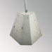 Подвесной бетонный светильник Трего Серый