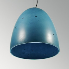 Подвесной бетонный светильник Люсси Синий