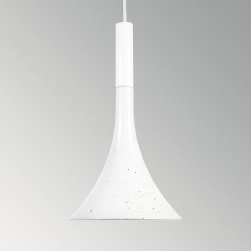 Подвесной бетонный светильник Лейка Белый