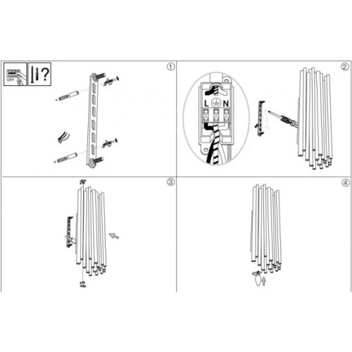 Бра Ideal Lux PAN 208794