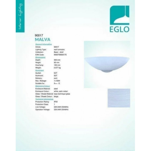 Бра Eglo METRASS 96042