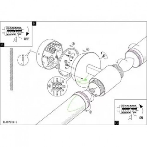 Бра Eglo PALMERA 87222