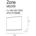 Бра MAXlight ZONE W0200