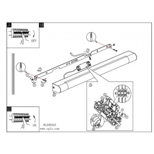 Бра Eglo TRAGACETE 98444