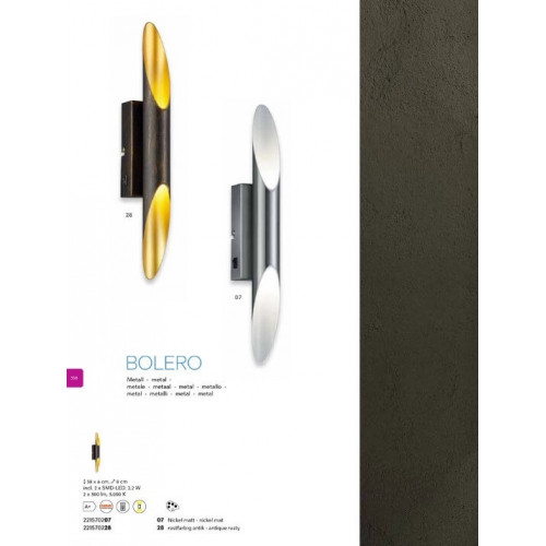 Бра TRIO BOLERO 221570228