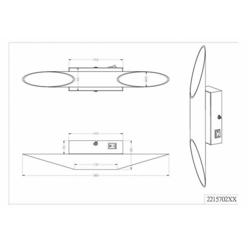 Бра TRIO BOLERO 221570228
