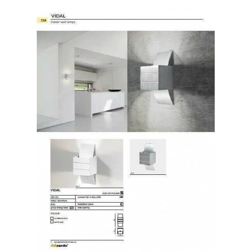 Бра AZzardo VIDAL AZ0862 (GM1104ALU)