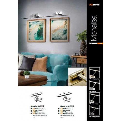 Бра AZzardo MONALISA 34 AZ2640