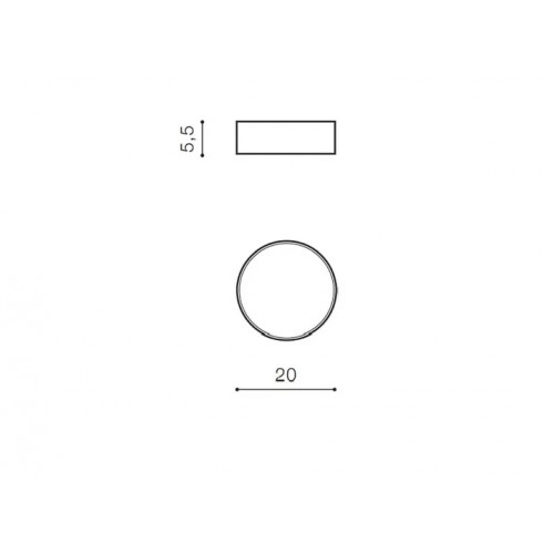 Бра Zuma Line LOYA W0461-01A-STP7