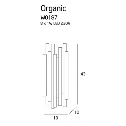 Бра MAXlight ORGANIC W0187