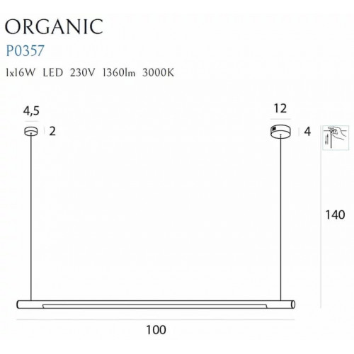 Бра MAXlight SABRE W0283