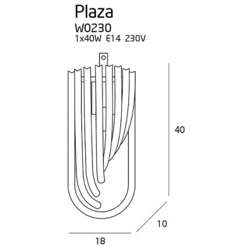 Бра MAXlight PLAZA W0230