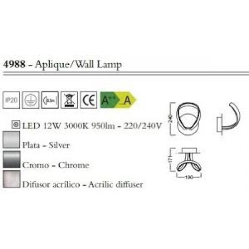 Бра Mantra KNOT 4988