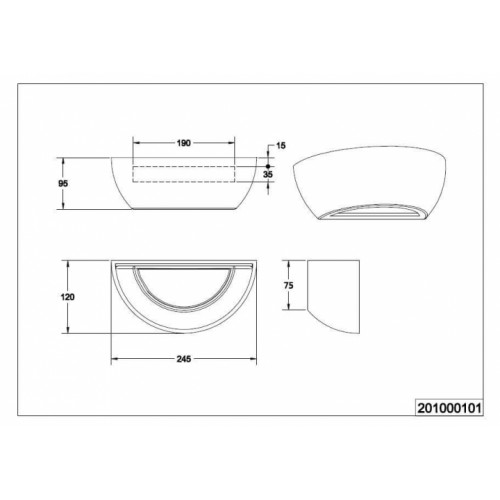Бра Trio ROMA 201000101