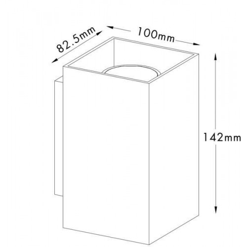 Бра Zuma Line SANDY WL SQUARE 92698