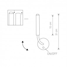 Бра Pikart Spacelights 20925-7