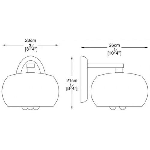 Бра Zuma Line CRYSTAL W0076-02A-B5FZ