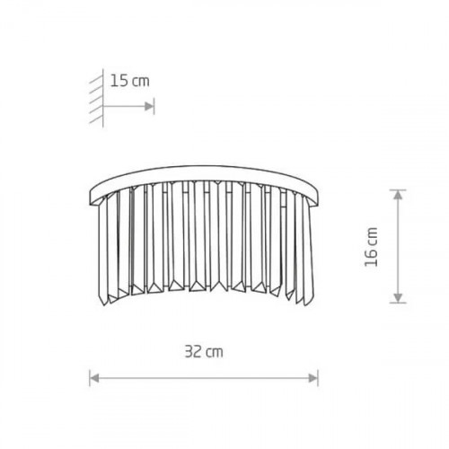 Бра Nowodvorski CRISTAL 7632