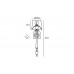 Бра CosmoLight AUSTIN W01296BK-WH