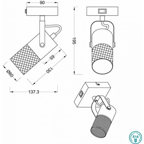Бра Trio TOSH 804370132