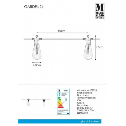 Бра Searchlight Maypole 6342-2SS