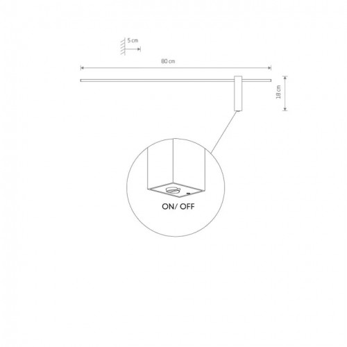 Бра Ideal Lux MORIS 034546
