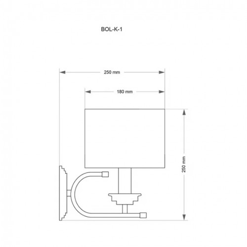 Бра Kutek BOLT BOL-K-1(N)
