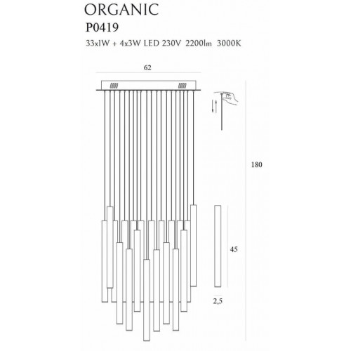 Бра MAXlight SABRE W0284