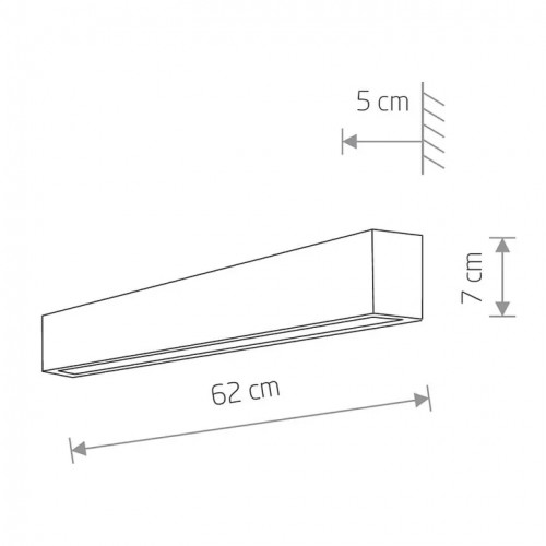 Підсвітка Nowodvorski STRAIGHT WALL LED 7596