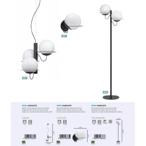 Бра Eglo SABALETE 98365