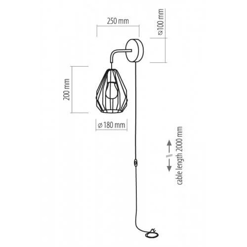 Бра TK Lighting BRYLANT WHITE 2284