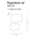 Бра з абажуром MAXlight NAPOLEON W0120