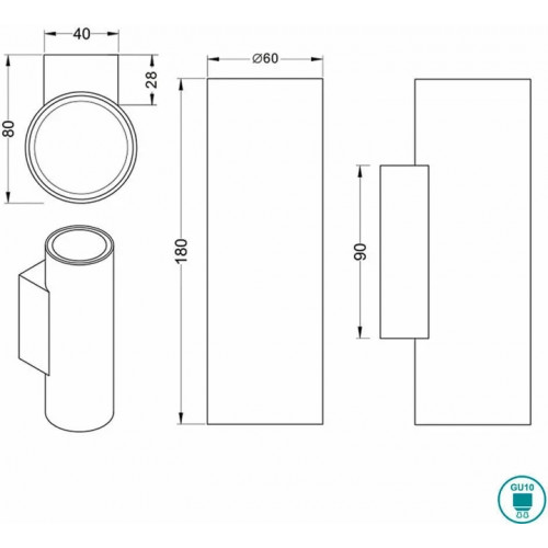 Бра Trio MARLEY 212400204