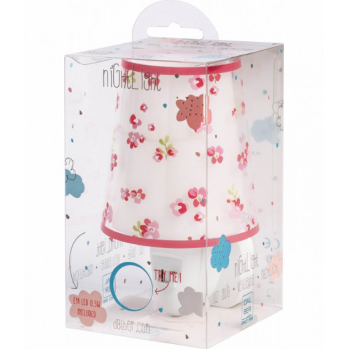 Дитячий нічник в розетку Dalber DREAM FLOWERS PINK 81175S
