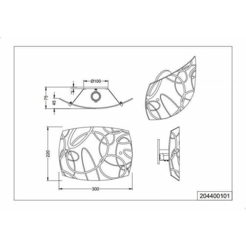 Бра Trio SPIRELLI 204400101