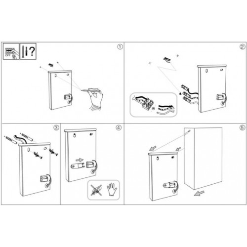 Бра Ideal Lux FLASH GESSO 214689