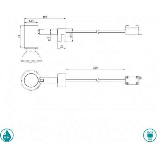 Бра Trio LORENZO 283500132