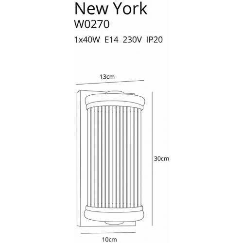 Бра MAXlight NEW YORK W0270