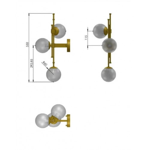 Бра Pikart ABBY 31041-8, ліве