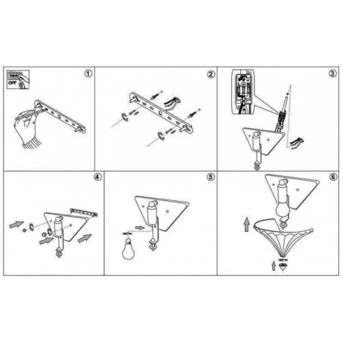 Бра Ideal Lux Santa 013046