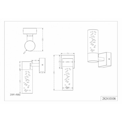 Бра Trio BOLSA 282410106