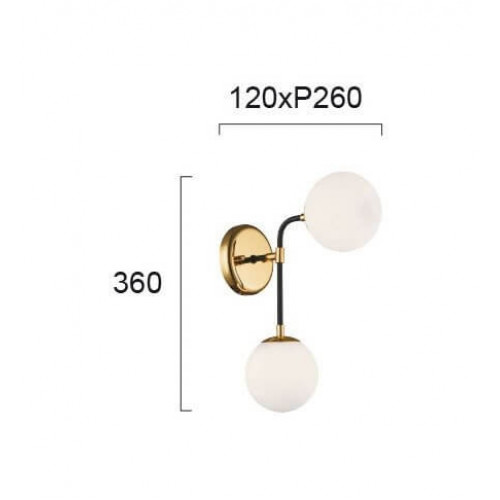 Бра Viokef HARIET 4203000