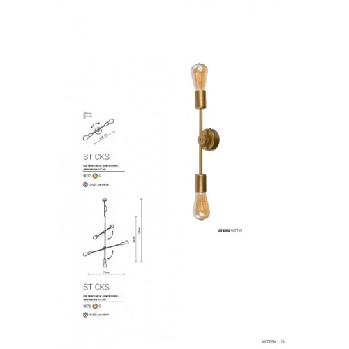 Бра Nowodvorski STICKS 9077