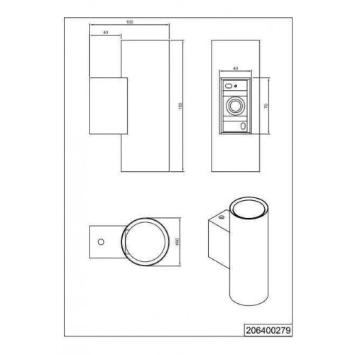 Бра Trio CLEO 206400279