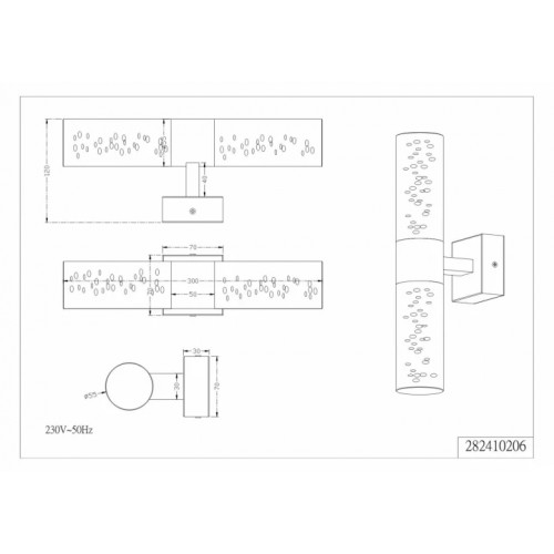 Бра Trio BOLSA 282410206
