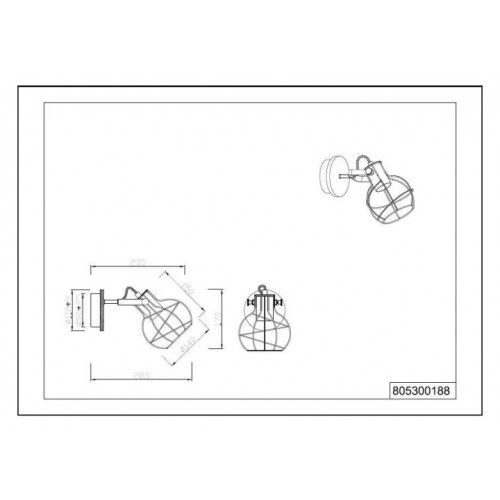 Бра Trio MADRAS 805300188