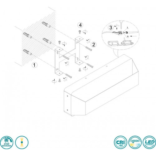 Бра Trio ARINO 224819131