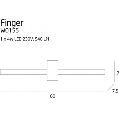 Бра MAXlight FINGER W0155