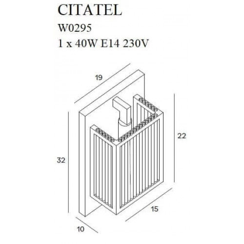 Бра MAXlight CITATEL W0295