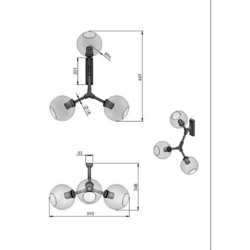 Бра Pikart AD 30704-4